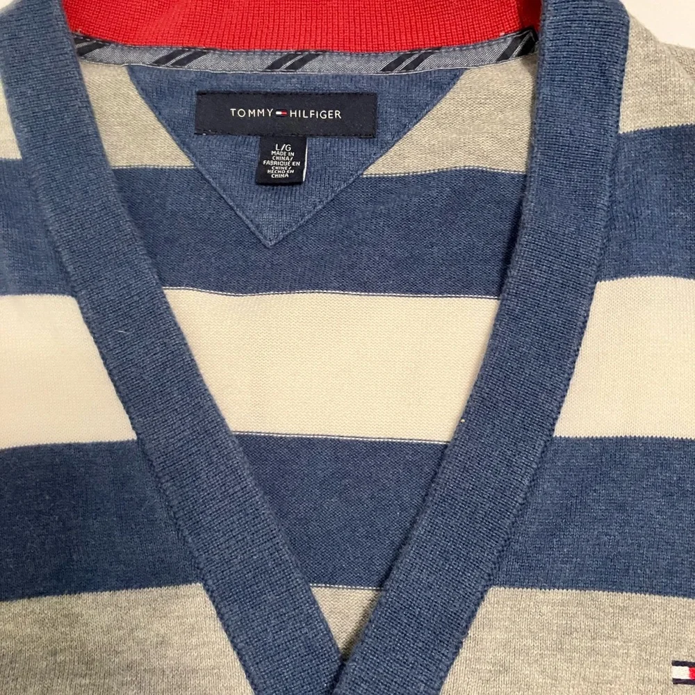 Tommy Hilfiger Colorblock Cardigan Sz L